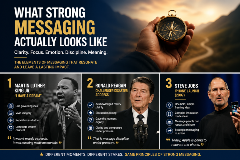 The DNA of Strong Messaging & Bold Remarks